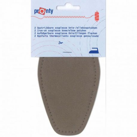 Pronty Elleboogstukken opstrijkbaar 2st 030 beige