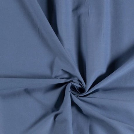 Katoen Voile Uni 03649 blauw 006