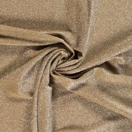 Jersey met Lurex 04377 Goud 037
