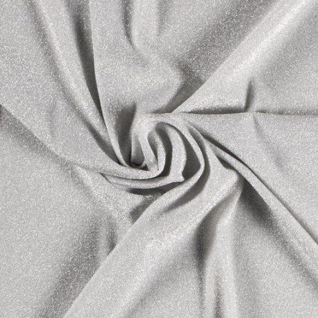 Jersey met Lurex 04377 zilver 070