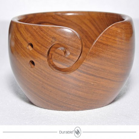 Durable houten yarn bowl 020.1064