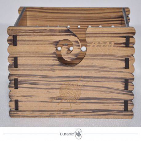 Durable MDF hout Yarn Box 020.1072