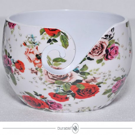 Durable Aluminium Yarn Bowl Roses 020.1073