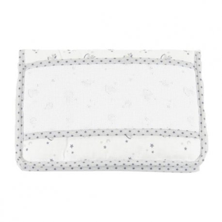 DMC Baby Stars baby boek omslag grijs 18x25cm RS2628-GRIJS