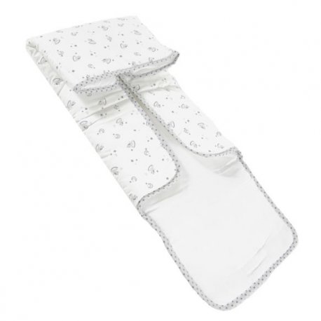 DMC Baby Stars verschoningsmat opvouwbaar grijs 50x78cm  RS2630-GRIJS
