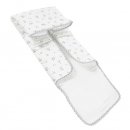 DMC Baby Stars verschoningsmat opvouwbaar grijs 50x78cm  RS2630-GRIJS