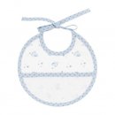 DMC Baby Stars geboorte slabbetje 21x19cm blauw  RS2624-BLAUW