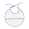 DMC Baby Stars geboorte slabbetje 21x19cm blauw  RS2624-BLAUW