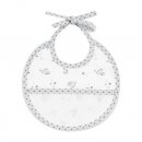 DMC Baby Stars geboorte slabbetje 21x19cm grijs  RS2624-GRIJS
