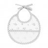 DMC Baby Stars geboorte slabbetje 21x19cm grijs  RS2624-GRIJS