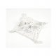 DMC Baby Stars knuffeldoek paard grijs 27x27cm  GN203