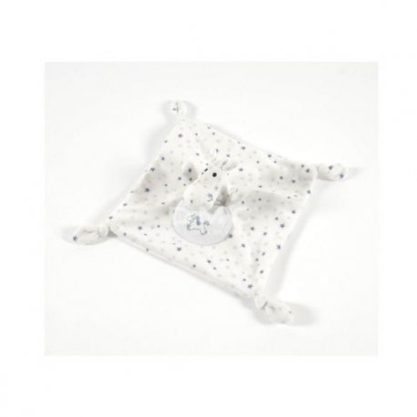 DMC Baby Stars knuffeldoek paard grijs 27x27cm  GN203