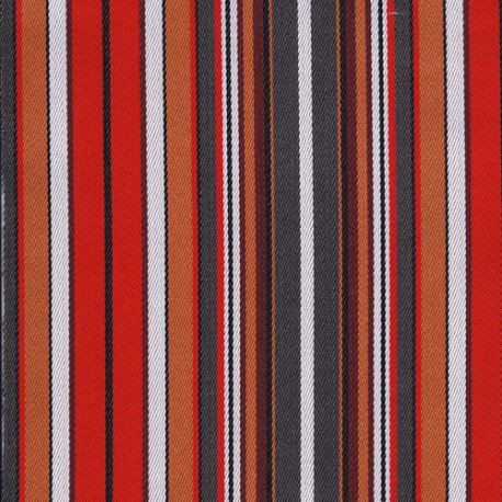 Strepen Antiqua Sunproof rood 015