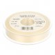 Satijn Luxe  Double Face band - Lint Creme 0009