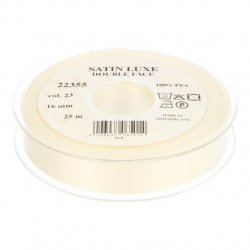 Satijn Luxe  Double Face band - Lint geel 0023