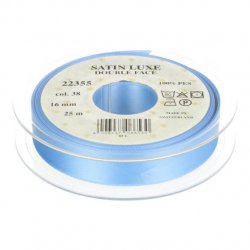 Satijn Luxe  Double Face band - Lint Blauw 038