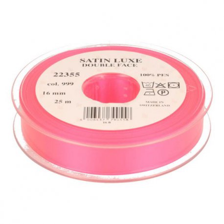 Satijn Luxe  Double Face band - Lint Roze 0999