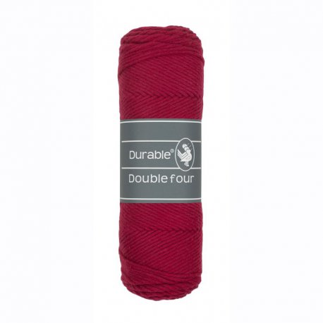 Durable Double Four Katoen  010.69 Bordeaux 222