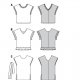 Burda 6204 Blouse Shirt Jonge mode