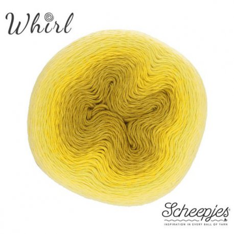 Whirl Scheepjeswol groen geel 551 Daffodil Dolally