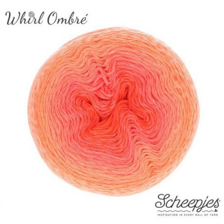 Whirl Scheepjeswol Oranje 557 Coral Catastrophe