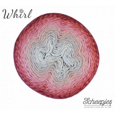 Whirl Scheepjeswol Roze Grijs Beige 753 Slice 'O' Cherry Pie