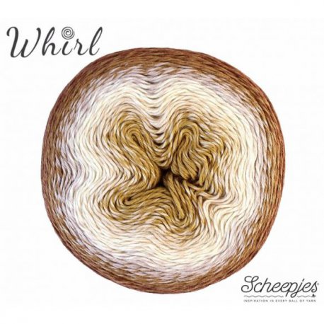 Whirl Scheepjeswol Bruin Beige 756 Caramel Core Blimey