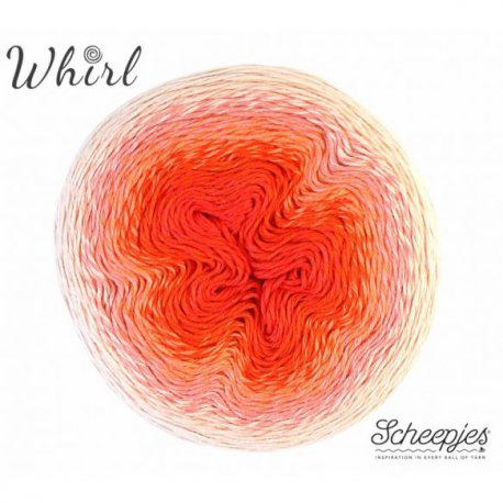 Whirl Scheepjeswol Geel Roze Oranje 757 Strawberries & Scream