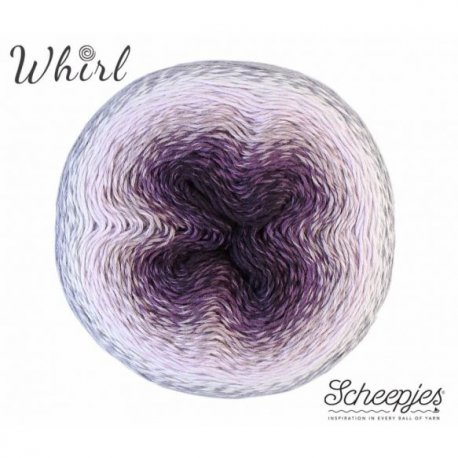 Whirl Scheepjeswol Paars Grijs 758 Lavenderlicious