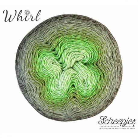 Whirl Scheepjeswol Groen Bruin 761 Pistachi Oh So Nice