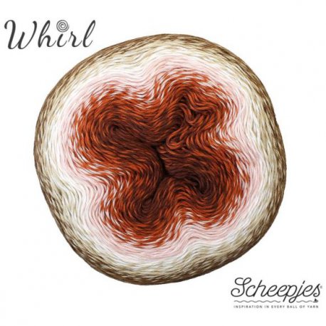 Whirl Scheepjeswol Bruin Beige 777 Scrumpthious Lush