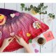 Whirl Scheepjeswol Blauw Geel Roze 779 Passion Fruit Melt