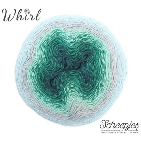 Whirl Scheepjeswol Groen Blauw 781 Sea Breeze Tease