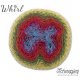 Whirl Scheepjeswol Rood Groen Geel 782 Rhubarb Bumble