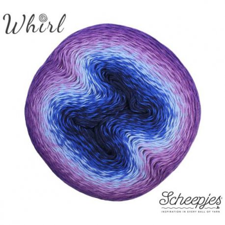 Whirl Scheepjeswol Blauw Paars Roze 783 Brambleberry
