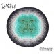 Whirl Scheepjeswol Groen wit zwart 785 Minty Black Velvet