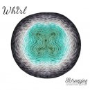 Whirl Scheepjeswol Groen wit zwart 785 Minty Black Velvet