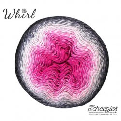 Whirl Scheepjeswol Roze Zwart Grijs 788 Night Time Bubbles