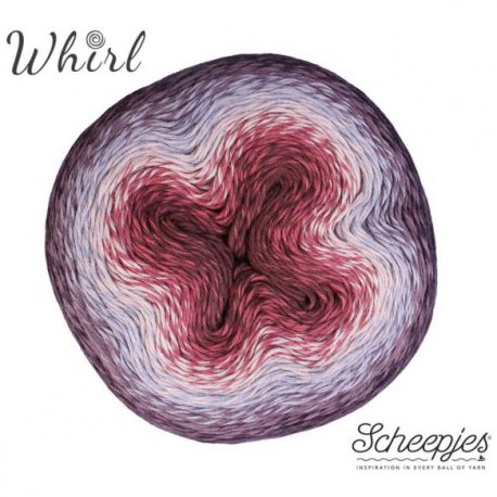 Whirl Scheepjeswol Rood Paars 789 Tasty Nom Nom