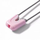 5x4stuks Prym Babyveiligheidsspeld roestvrij staal 55mm roze