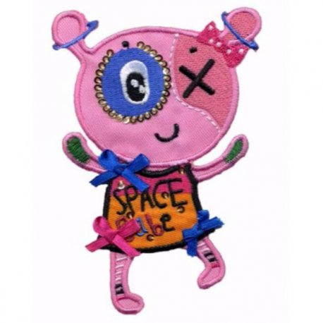Applicatie Alien baby roze 10231660