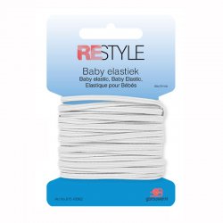 Restyle Baby Elastiek Soutache 4mm/1mtr  015.43362