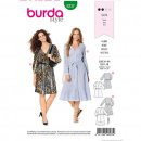 Burda 6237 Jurkjes van Viscose, Crepe of Katoen