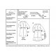 Burda 6237 Jurkjes van Viscose, Crepe of Katoen