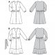 Burda 6237 Jurkjes van Viscose, Crepe of Katoen