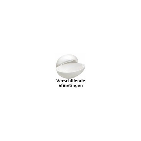 1/2 ei Styropor eieren 2-delig Verschillende afmetingen