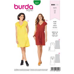 Burda 6221 Jurkjes