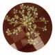 Knoop bloem maat 40 - 25.00mm Geel Bruin 932