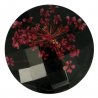 20x Knoop bloem maat 54 - 33.75mm Rood Zwart 000