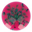 20x Knoop bloem maat 54 - 33.75mm Groen Roze 786